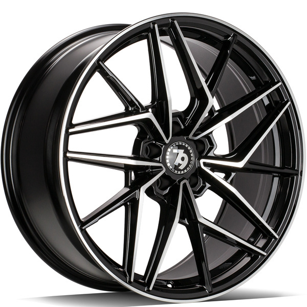 Janta aliaj seventy9 SCF-I 8.0x18 5x112 ET35 BFP - Black Front Polished