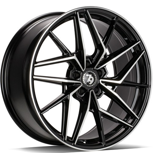 Janta aliaj seventy9 SCF-I 8.5x19 5x112 ET30 BFP - Black Front Polished