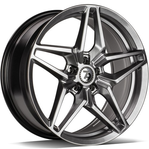 Janta aliaj seventy9 SCF-M 8.5x19 5x112 ET35 DHB - Diamond Hyper Black