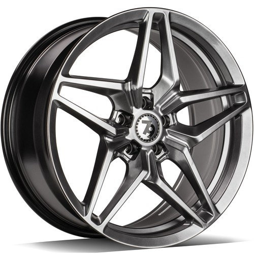 Janta aliaj seventy9 SCF-M 8.5x19 5x112 ET35 DHB - Diamond Hyper Black