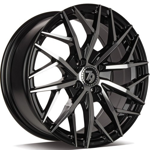 Janta aliaj seventy9 SV-C 7.0x16 4x100 ET38 BFP - Black Front Polished