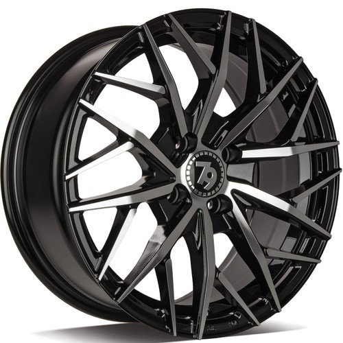 Janta aliaj seventy9 SV-C 7.0x16 4x100 ET38 BFP - Black Front Polished