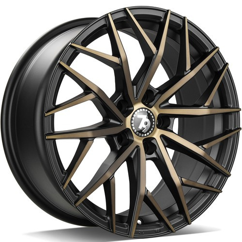 Janta aliaj seventy9 SV-C 8.5x19 5x114.3 ET40 BGGF - Black Glossy Gold Front