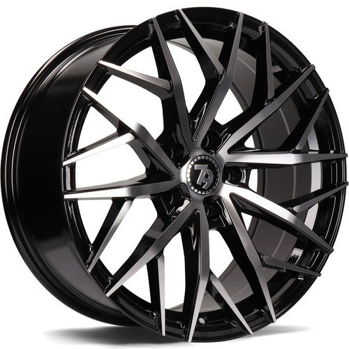 Janta aliaj seventy9 SV-C BFP - Black Front Polished CB66.5 5/112 18X8.0 ET45