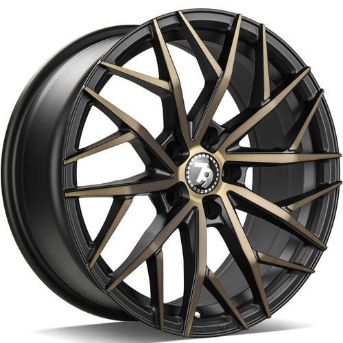 Janta aliaj seventy9 SV-C BGGF - Black Glossy Gold Front CB72.6 5/120 18X8.0 ET33