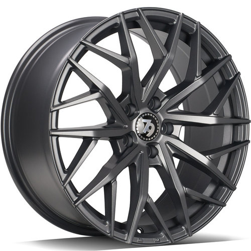 Janta aliaj seventy9 SV-C TB - Titan Black CB66.6 5/112 17X7.5 ET40