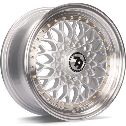 Janta aliaj seventy9 SV-E SLP - Silver Lip Polished CB67.1 4/100|114.3 15X7.0 ET30