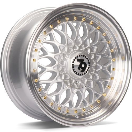 Janta aliaj seventy9 SV-E SLP - Silver Lip Polished CB72.6 5/112|120 17X7.5 ET35