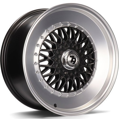 Janta aliaj seventy9 SV-F DMBLP - Matt Black Front Polished Lip Polished CB72.6 5/112|114.3 17X8.0 E...