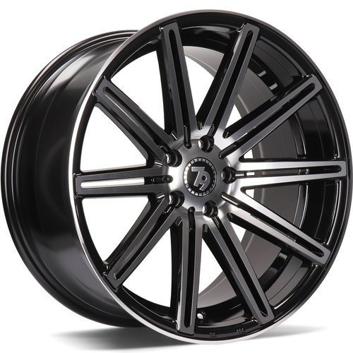 Janta aliaj seventy9 SV-M 8.0x18 5x112 ET35 BFP - Black Front Polished