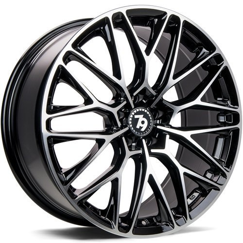 Janta aliaj seventy9 SV-P BFP - Black Front Polished CB66.5 5/112 19X8.5 ET30