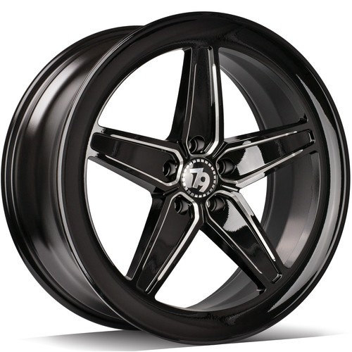 Janta aliaj seventy9 SV-Y 9.0x20 5x112 ET35 BGEP - Black Glossy Edges Polished