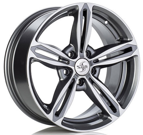 Janta aliaj Spath SP13 ANTHRACITE POLISHED CB72.6 5/120 17X8 ET40