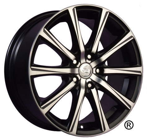 Janta aliaj Spath SP22 BLACK MATT POLISHED CB73.2 5/100 18X8 ET38