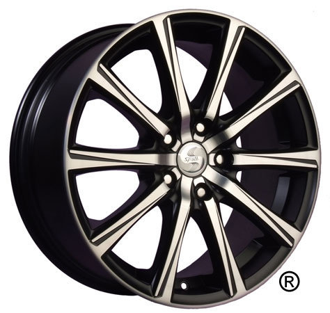 Janta aliaj Spath SP22 BLACK MATT POLISHED CB73.2 5/100 18X8 ET38