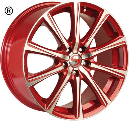 Janta aliaj Spath SP22 RED POLISHED CB67.1 4/100 18X8 ET35