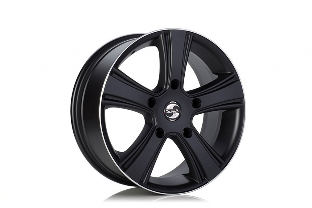 Janta aliaj Spath SP23/H 8X20 ET20 6X139,7 106,1 BLACK MATT LIP POLISHED