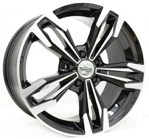 Janta aliaj Spath SP38post 9,5X19 ET30 5X120 72,6 BLACK SPECIAL LIP POLISHED