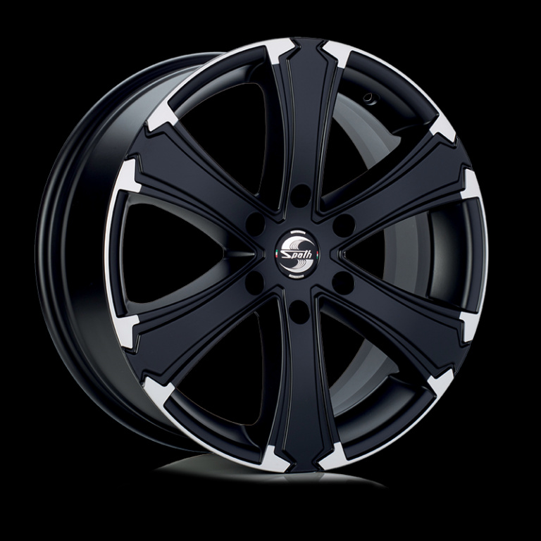 Janta aliaj Spath SP42/H 9X20 ET60 5X120 65,1 BLACK MATT LIP POLISHED