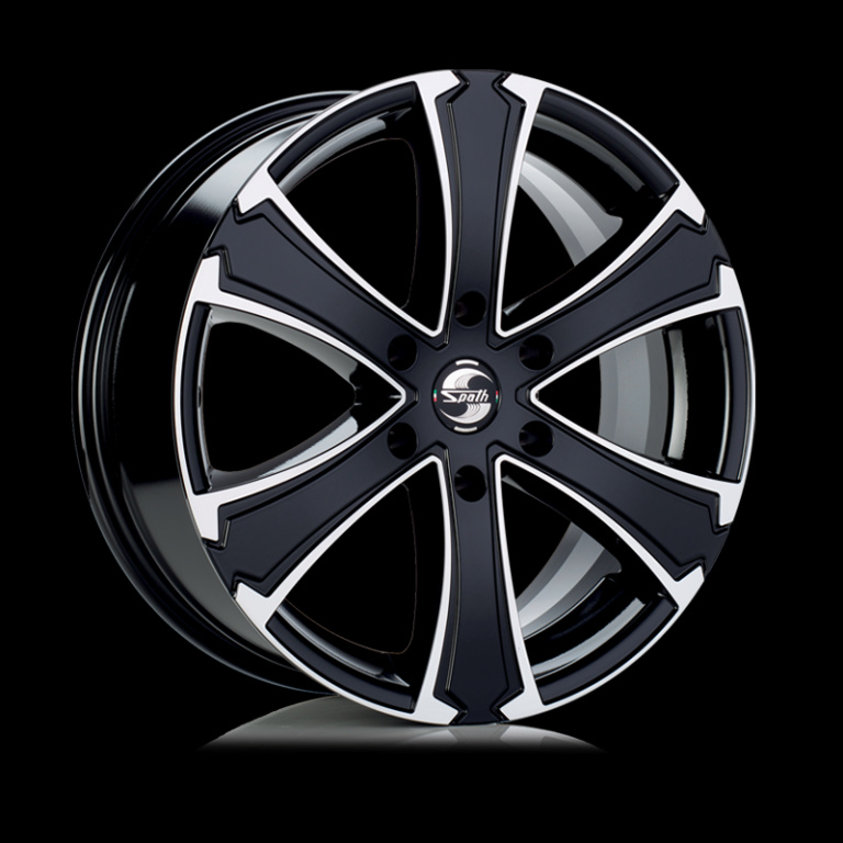 Janta aliaj Spath SP42/H BLACK MATT SPECIAL LIP POLISHED CB93.1 6/139,7 18X8 ET50