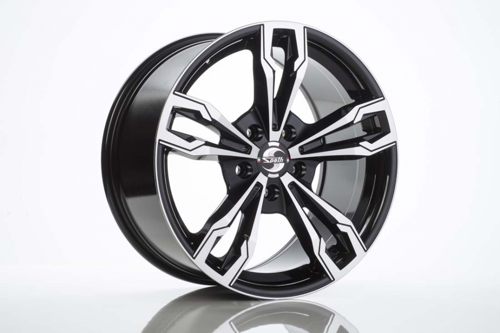 Janta aliaj Spath SP44 BLACK POLISHED CB66.5 5/112 18X9 ET44