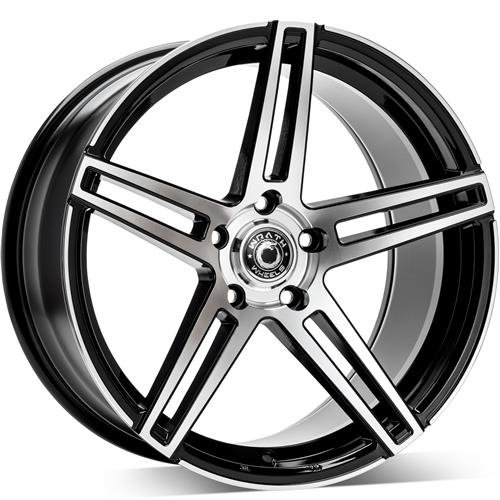 Janta aliaj Wrath Wheels WF-1 8.5x19 5x120 ET35 BP - Black polished