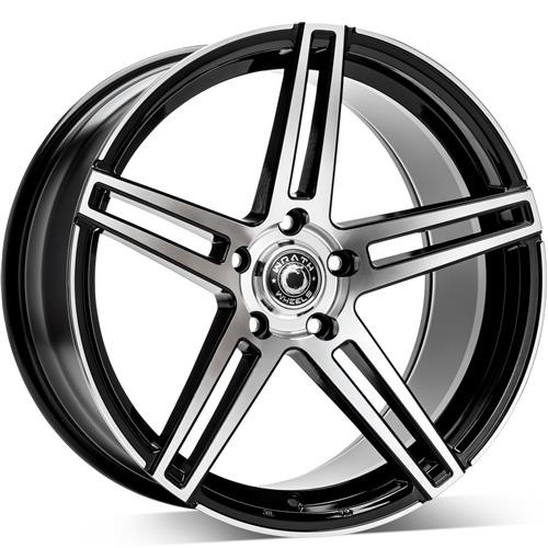 Janta aliaj Wrath Wheels WF-1 9.5x19 5x120 ET40 BP - Black polished