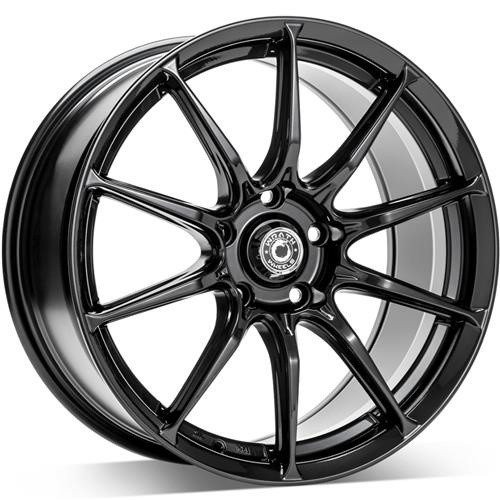 Janta aliaj Wrath Wheels WF-12 8.5x18 5x112 ET45 SPB - Sparkle black