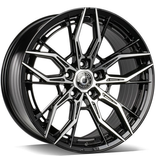 Janta aliaj Wrath Wheels WF-15 8.5x19 5x120 ET35 BP - Black polished