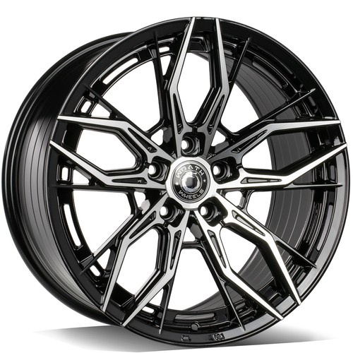 Janta aliaj Wrath Wheels WF-15 9.5x19 5x120 ET38 BP - Black polished
