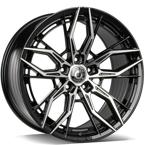 Janta aliaj Wrath Wheels WF-15 BP - Black polished CB73.1 5/112 18X8.0 ET38