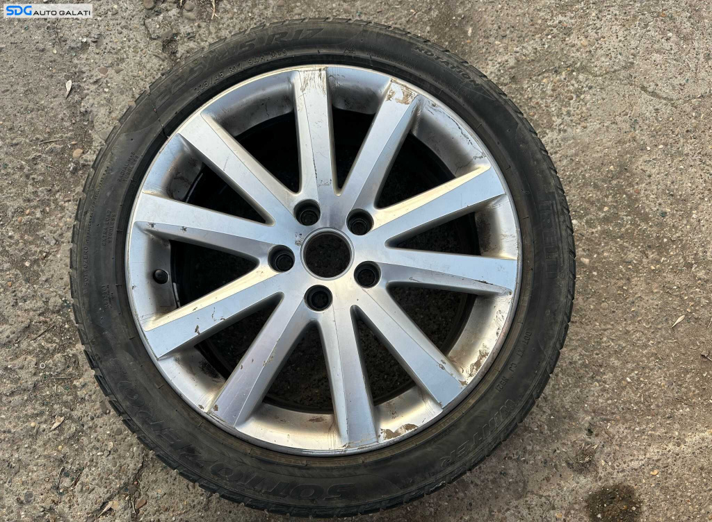Janta Roata Aliaj Rezerva 225 45 17 R17 ET47 5x112 7.5Jx17H2 Audi A6 C6 2005 - 2011 Cod 3C0601025J [K2129]