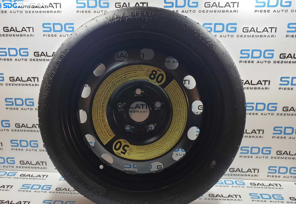 Janta Roata Rezerva Slim 5x112 T125 70 16 R16 31/2Jx16 H2 ET25,5 Volkswagen Passat B6 2005 - 2010 Cod 5Q0601027AR [B4201]