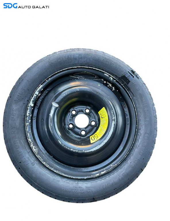 Janta - Roata Rezerva Slim T155-90 R18 Mercedes Benz ML W163 ML270 ML320 ML430 ML500 ML55 1997 - 2005 Cod 1634011102 4JX 18H ET100 [B4193]