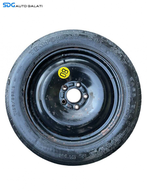 Janta Roata Rezerva Slim Tabla T 125 85 16 R16 Ford S-Max 2006 - 2014 Cod 1S71MH [B2930]
