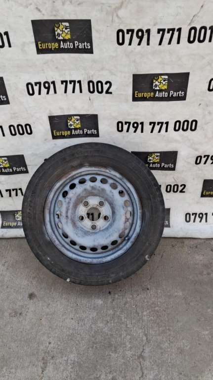 Janta tabla cu anvelopa 5x120 205/ 65 R16 C Vw Transporter Multivan Caravelle cod 7H0601027D