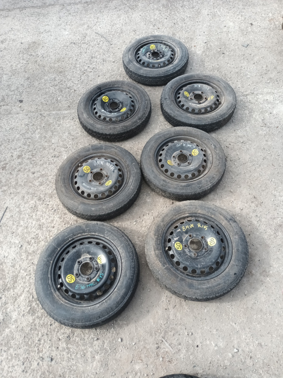Janta Tabla Slim / Roata Rezerva Bmw 3 (E46) 1998-2007 R15 5X120