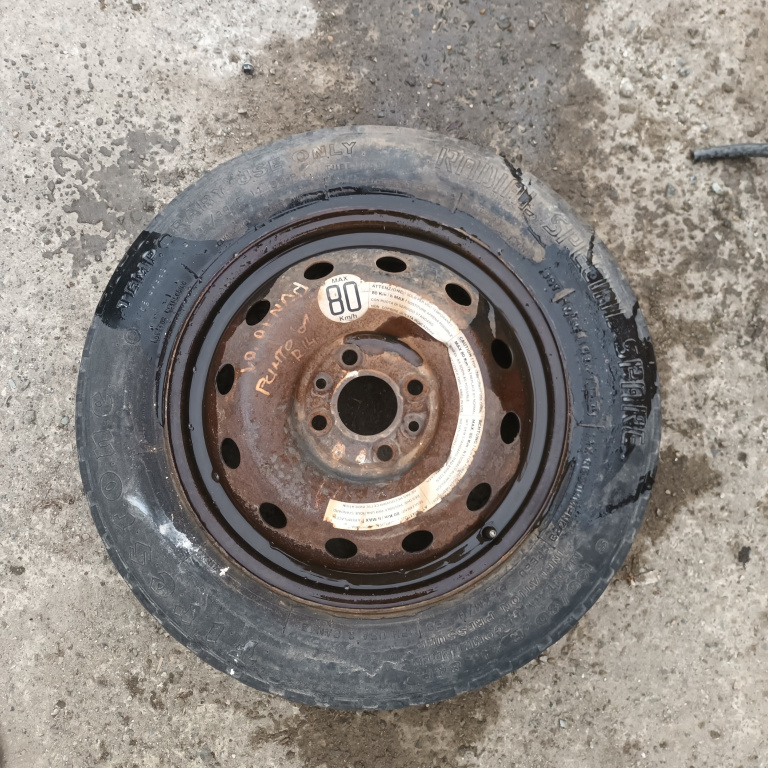 Janta Tabla Slim / Roata Rezerva Fiat Punto (188) 1999-2010 R14 4X98