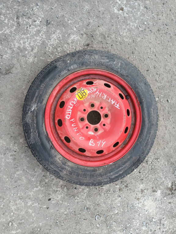 Janta Tabla Slim / Roata Rezerva Fiat Punto (188) 1999-2010 R14 4X98