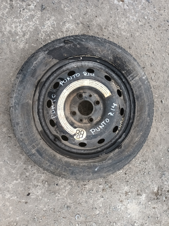 Janta Tabla Slim / Roata Rezerva Fiat Punto (188) 1999-2010 R14 4X98