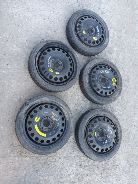 Janta Tabla Slim / Roata Rezerva Opel Astra H 2004-2012 R16 5X110