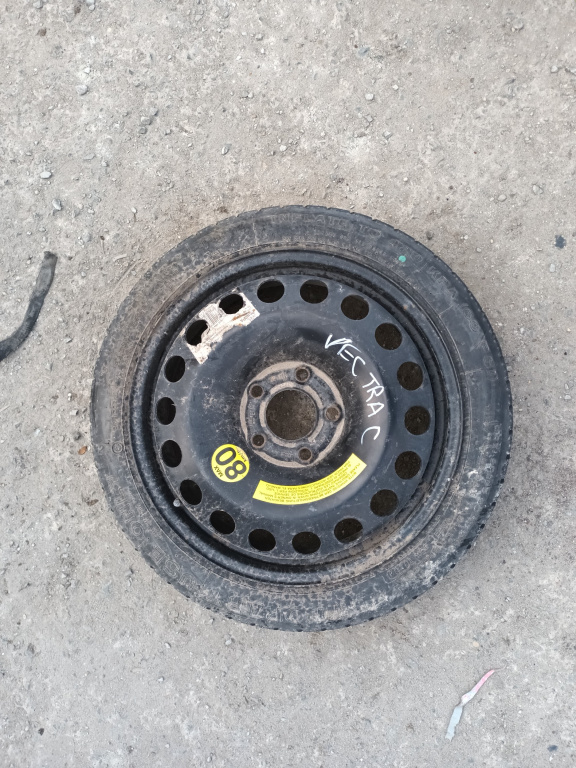 Janta Tabla Slim / Roata Rezerva Opel Vectra C 2002-2008 R16 5X110