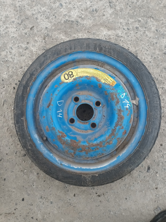Janta Tabla Slim / Roata Rezerva R14,4x100 Opel ASTRA G 1998 - 2009