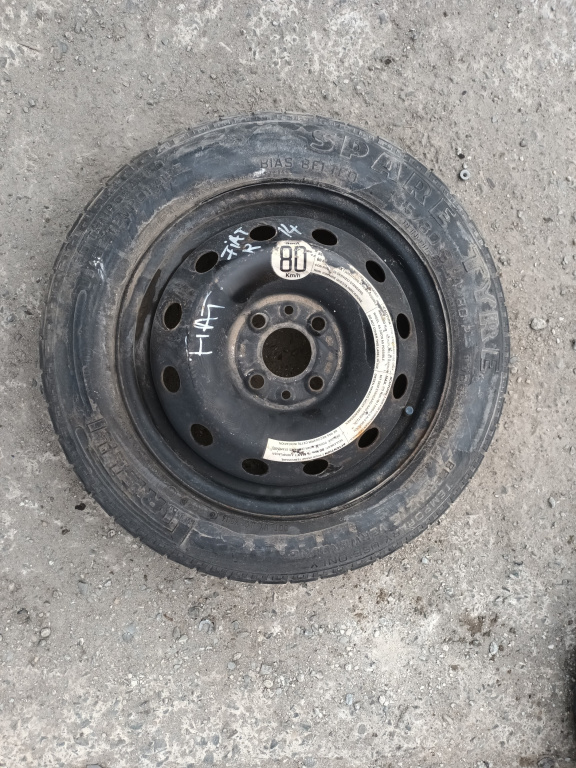 Janta Tabla Slim / Roata Rezerva R14,4x98 Fiat PUNTO (188) 1999 - 2010