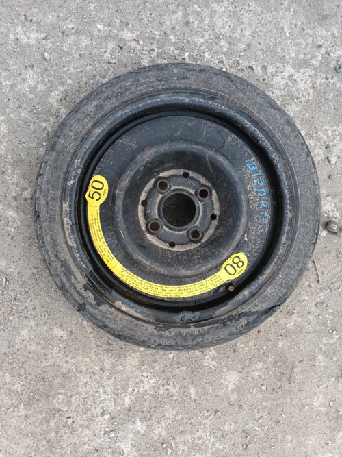 Janta Tabla Slim / Roata Rezerva Seat Ibiza Mk4 (6L) 2002-2008 R14 4X100