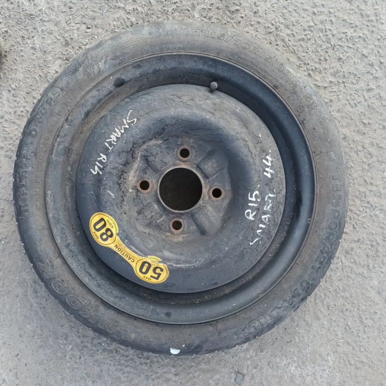 Janta Tabla Slim / Roata Rezerva Smart Forfour (454) 2004-2006 R15 4X114.3 T11570R1590M, 4Tx15Fh, 042603