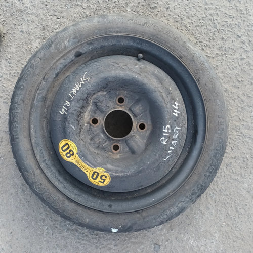 Janta Tabla Slim / Roata Rezerva Smart Forfour (454) 2004-2006 R15 4X114.3 T11570R1590M, 4Tx15Fh, 04...