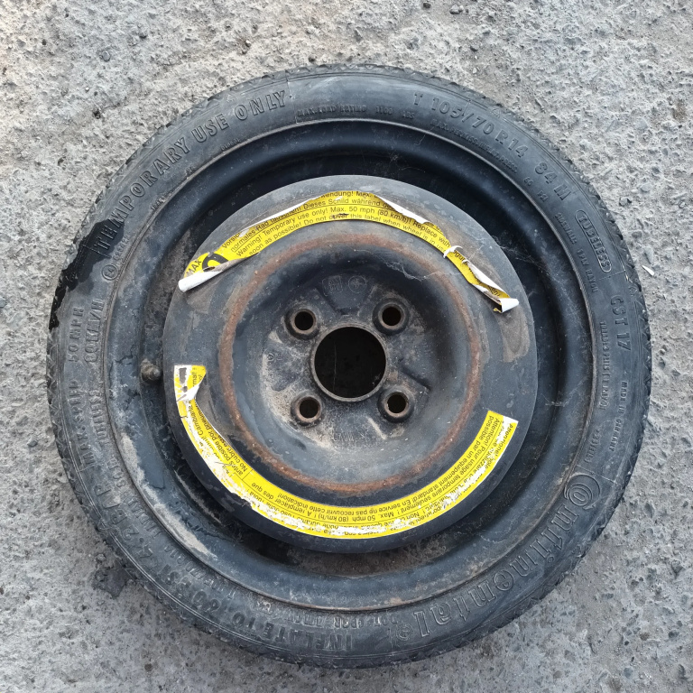 Janta Tabla Slim / Roata Rezerva Vw Passat B4 1993-1996 R14 4X100 T10570R1484M