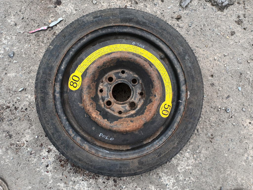 Janta Tabla Slim / Roata Rezerva Vw Polo (6N2) 1999-2001 R14 4X100