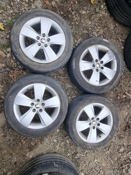 Jante 15 - 5 prezoane Skoda Fabia 3 2015, 185/60R15